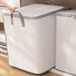 Large Capacity Heavy-Duty Fabric Storage Bags - Moisture Resistant, Stackable Clothes, Blanket, Quilt Organizer Bags with Zipper-like Closure, Ideal for Moving, Travel, Home, Closet, Basement Storage
